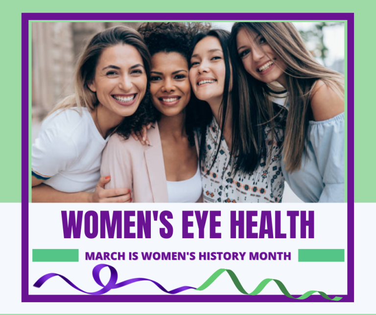 Women's Eye Health March is Women's History Month