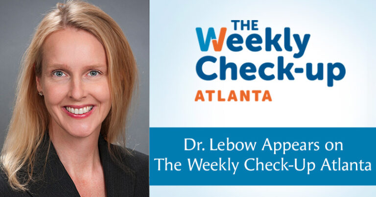 opthalmologists near me - Eye Doctor Lori Lebow Appears on the Weekly Check-Up Atlanta